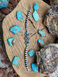 Blue Kingman Pearl Bracelet