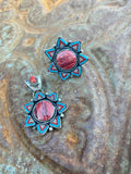 Red Spiny Cluster Ring