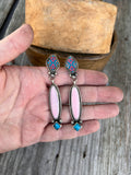 Queen Conch and Kingman Earrings