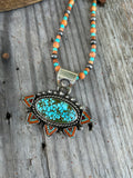 High Grade Kingman Turquoise Pendant