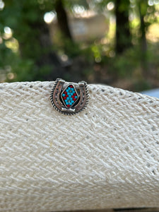 Turquoise Lucky Horse Shoe