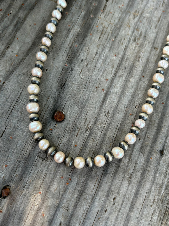 Champagne Pearl Necklace