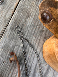 Engraved White Buffalo Necklace and Earrings