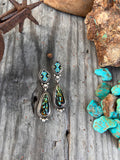 Blackjack Turquoise Earrings