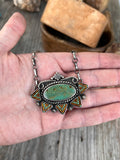 Elisa Turquoise Bar Necklace