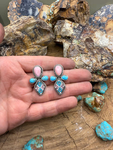 Queen Cross Earrings