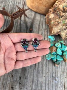 Purple Spiny Oyster Studs