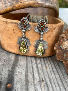 Engraved Royston Earrings