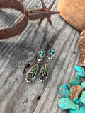 Blackjack Turquoise Earrings