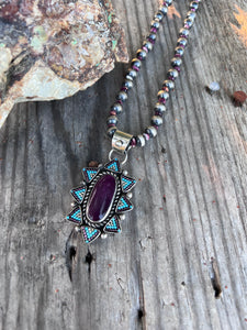 Purple Spiny Oyster Pendant