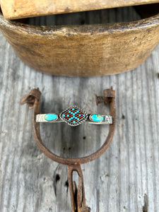 Blue Kingman Stacker Cuff