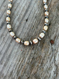 Champagne Rice Pearl Necklace