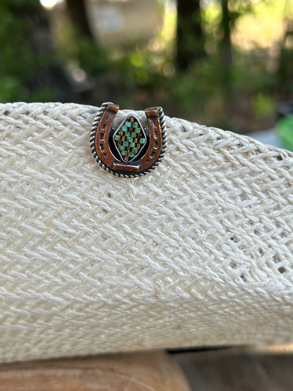 Copper Lucky Horse Shoe