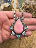 Pink Drop Necklace