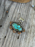 High Grade Kingman Turquoise Pendant