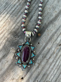 Purple Spiny Oyster Necklace